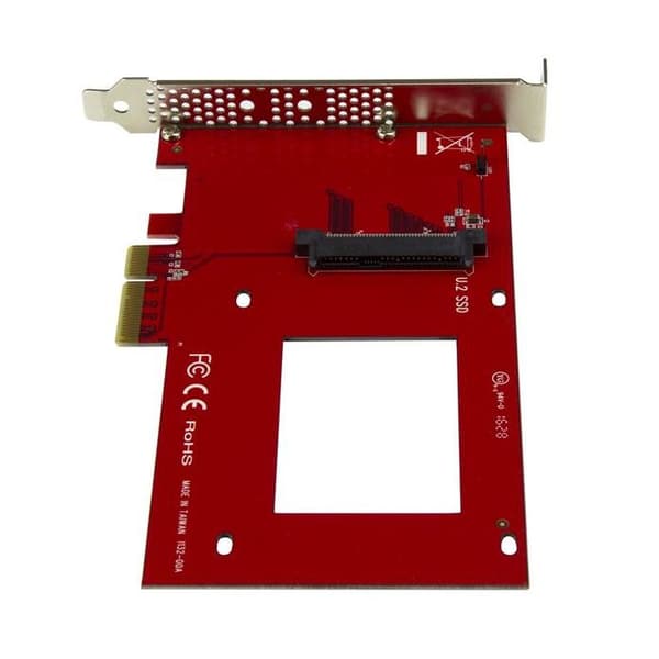 U.2 till PCIe-adapter för U.2 NVMe SSD - STARTECH - SFF-8639 - PCI Express 3.0 x4
