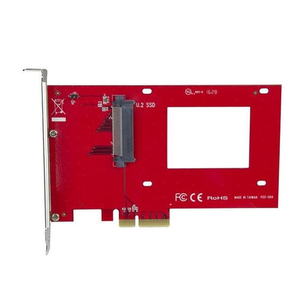 U.2 till PCIe-adapter för U.2 NVMe SSD - STARTECH - SFF-8639 - PCI Express 3.0 x4