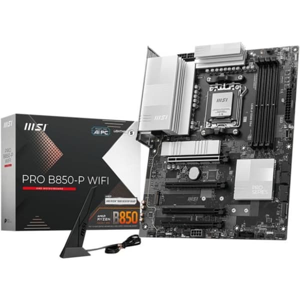 Moderkort - MSI - PRO B850-P WIFI - AM5 - DDR5 - Wi-Fi 7