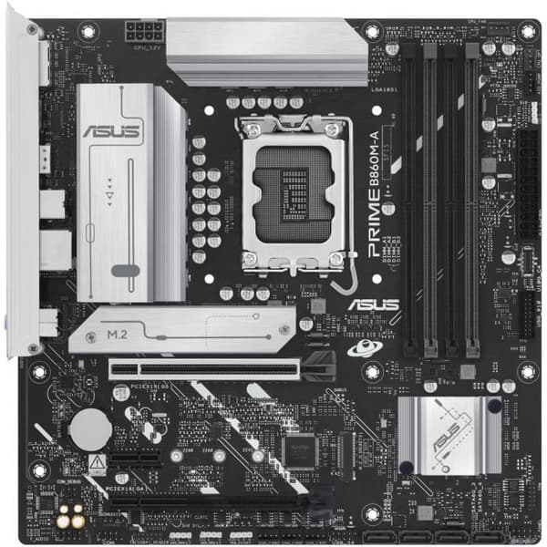 Moderkort - ASUS - PRIME B860M-A-CSM - Socket LGA1200 - Max 1 processor - Intel Core Ultra