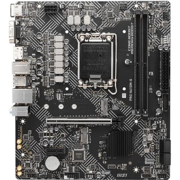 Moderkort - MSI - PRO H610M-G Intel H610 LGA 1700 micro ATX