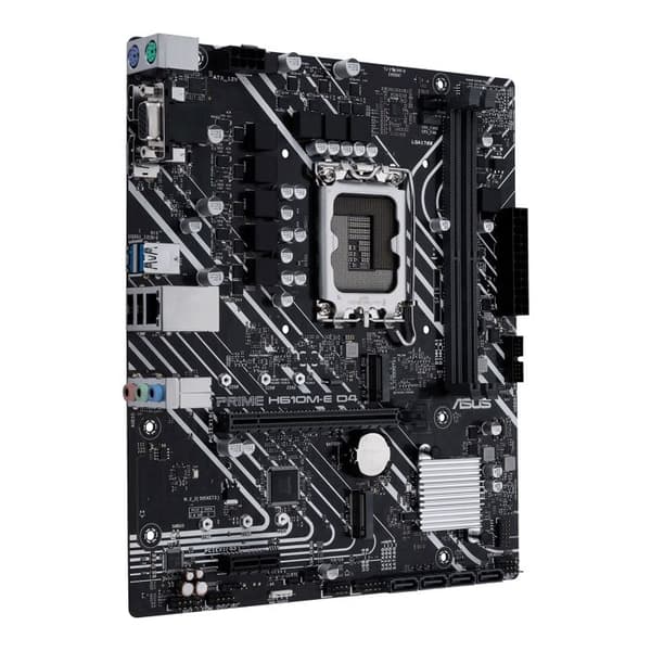 Moderkort - Asus - PRIME H610M-E D4-CSM - Micro ATX - Socket LGA1200 - 64 GB RAM