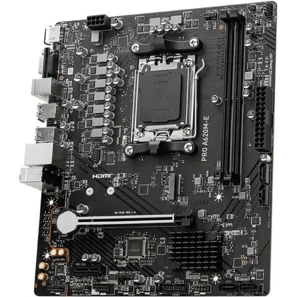 MSI PRO A620M-E MICRO-ATX MODERKORT, FÖR AMD RYZEN SERIES PROCESSORER