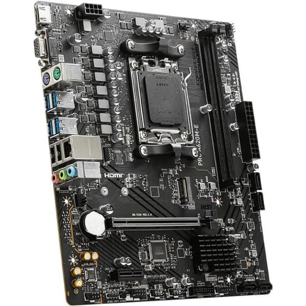 MSI PRO A620M-E MICRO-ATX MODERKORT, FÖR AMD RYZEN SERIES PROCESSORER