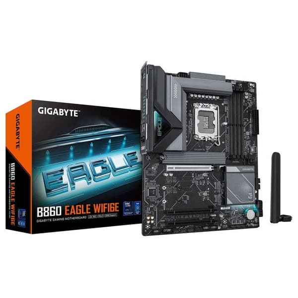 Moderkort - GIGABYTE - B860 EAGLE WIFI6E - DDR5 - PCIe 5.0 - WiFi 6E