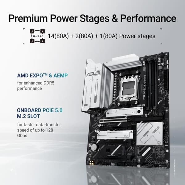 Moderkort - ASUS - PRIME X870-P WIFI