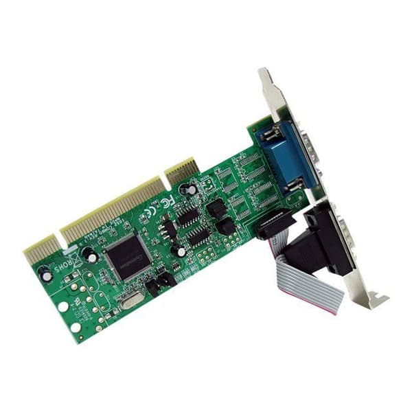 PCI-kort med 2 DB-9 RS422/485-portar - STARTECH - UART 161050 - Seriell adapter
