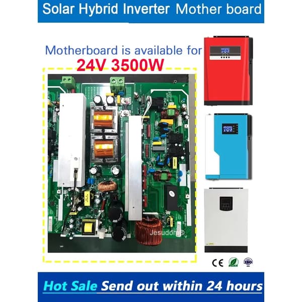 Solenergi Hybrid Inverter Hovedkort, 3500W Effekt, 24V Spænding,3.5KW PCB Board