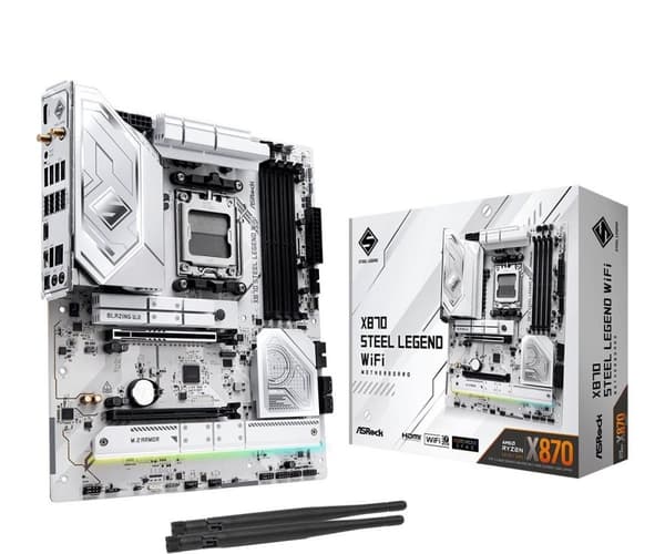 ASRock X870 Steel Legend WiFi bundkort