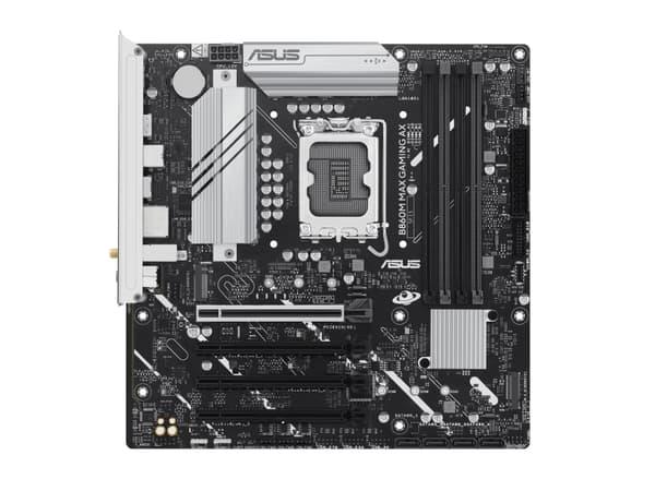 ASUS B860M MAX GAMING AX, Intel, LGA 1851 (Socket V1), Intel Core Ultra (Series 2), Intel LGA1851, DDR5-SDRAM, 256 GB