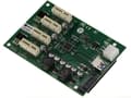 Miniatyrbild 2 av 3: Expansionsplatta för att konvertera en PCI Express x1-port till 4 PCIe x1-portar med ASM1184e Chipset