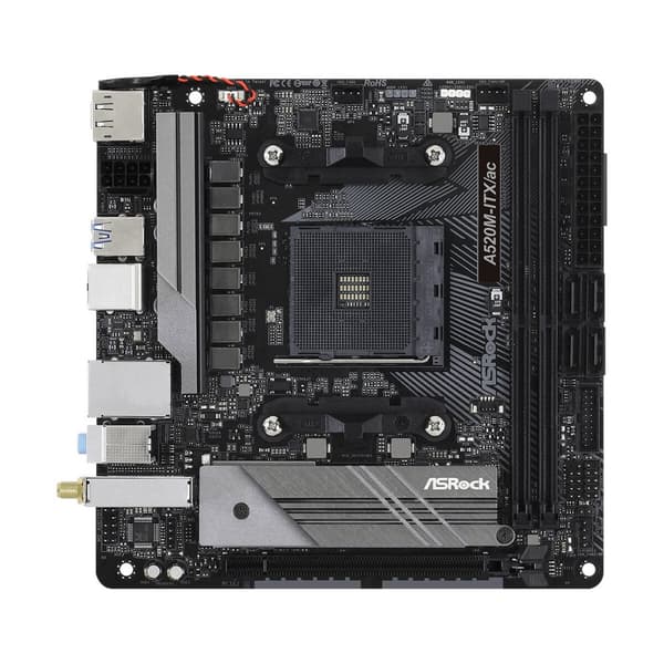 Moderkort ASRock A520M-ITX/AC AMD AM4 AMD