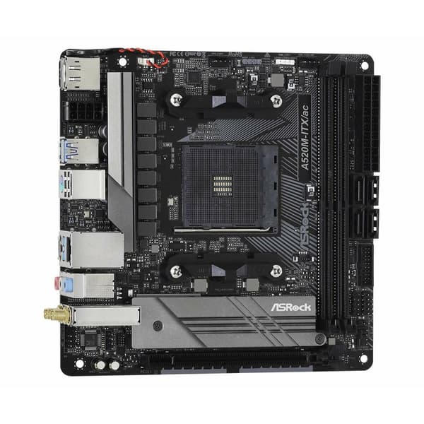 Moderkort ASRock A520M-ITX/AC AMD AM4 AMD