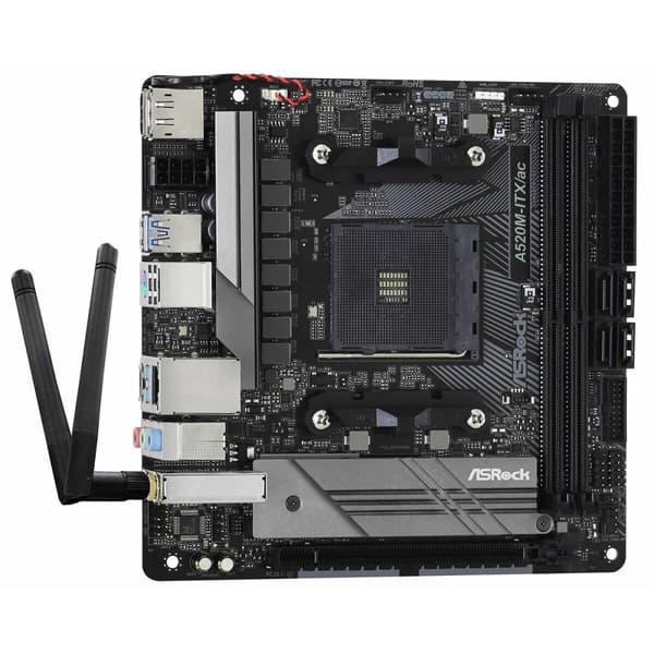 Moderkort ASRock A520M-ITX/AC AMD AM4 AMD