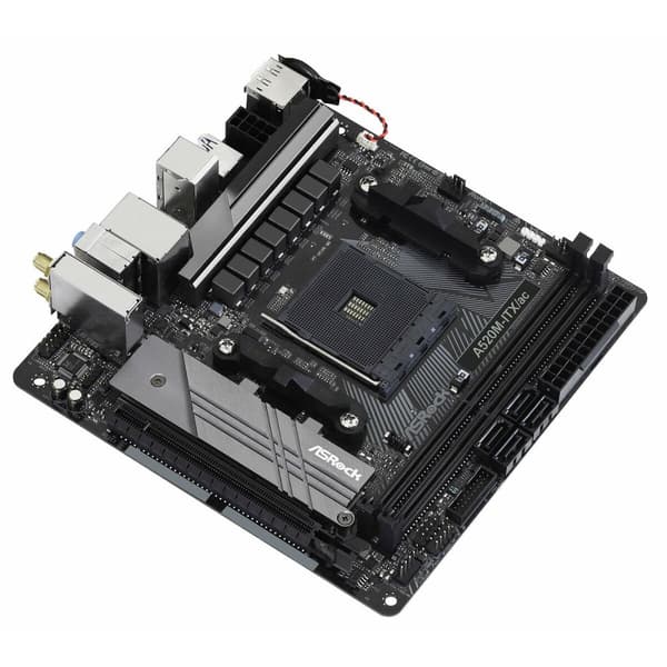 Moderkort ASRock A520M-ITX/AC AMD AM4 AMD