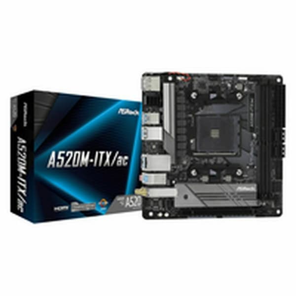 Moderkort ASRock A520M-ITX/AC AMD AM4 AMD
