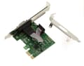 Miniatyrbild 2 av 4: PCI Express PCIe Seriell RS232 1-portskort med ASIX AX99100 Chipset. Möjliga LÅG- och HÖGPROFIL-fästen