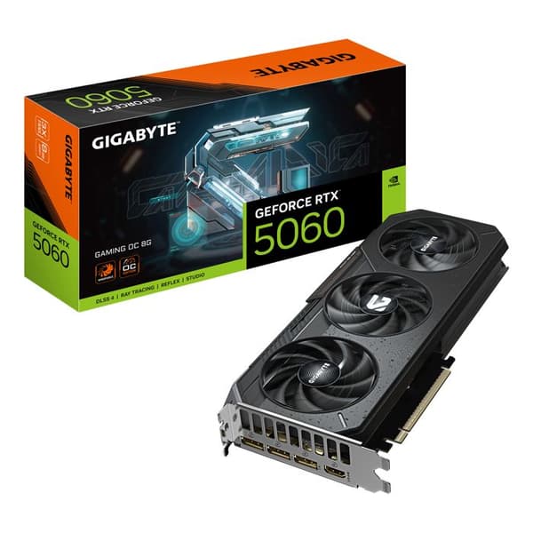 Gigabyte GeForce RTX 5060 GAMI Svart