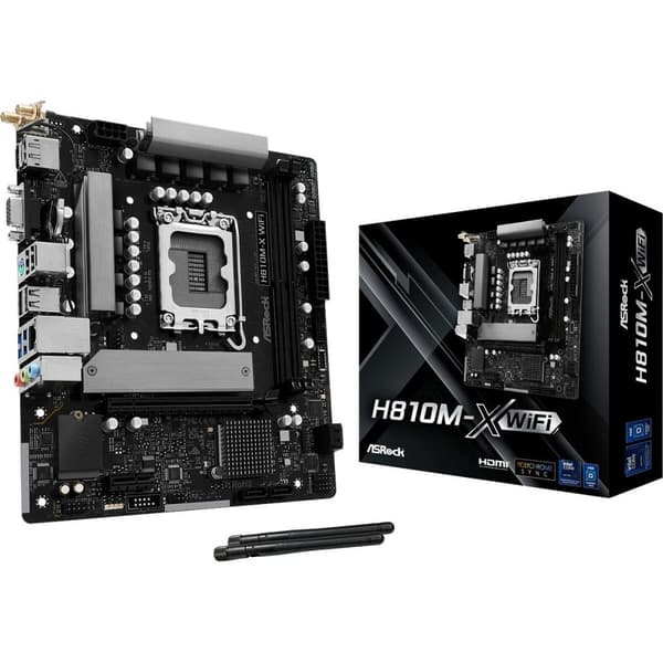 Moderkort ASRock H810M-X WIFI