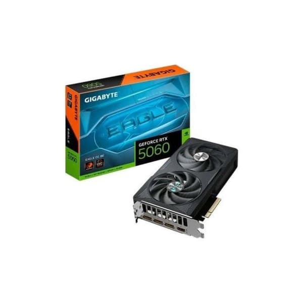 Grafikkort Gigabyte GeForce RTX 5060 EAGLE OC 8GB GDDR7 2550MHz 3xDP 1xHDMI PCIe 5.0 Svart