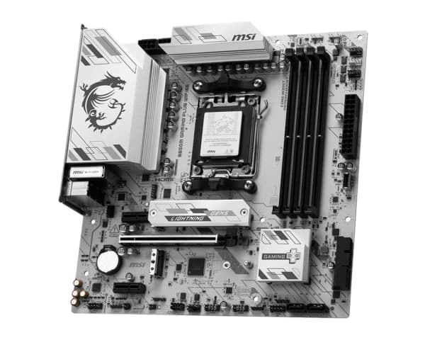 MSI B850M GAMING PLUS WIFI6E, AMD, AM5-sockel, AMD Ryzen 7000 Series, AMD Ryzen 8000 Series, AMD Ryzen 9000 Series, AM5-sockel, DDR5-SDRAM, 256 GB