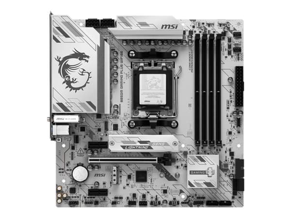 MSI B850M GAMING PLUS WIFI6E - Moderkort - micro ATX - Socket AM5 - AMD B850 Chipuppsättning - USB 3.2 Gen 2, USB-C 3.2 Gen2, USB 3.2 Gen 1 - 2.5 Gig