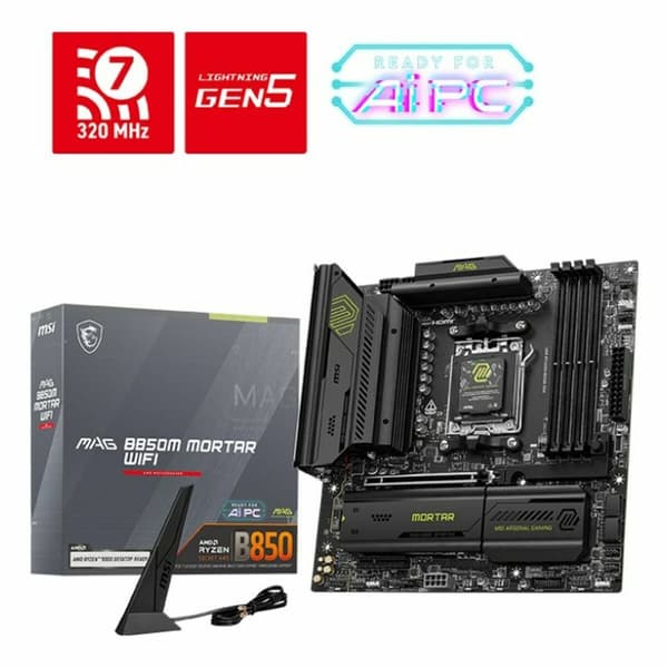 Moderkort MSI MAG B850M MORTAR WIFI AMD AM5 AMD