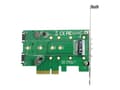 Miniatyrbild 3 av 3: 3-portars M.2 NGFF SSD-adapter - STARTECH - PCIe 3.0 - SATA III och NVMe