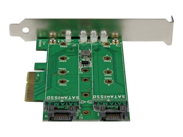 3-portars M.2 NGFF SSD-adapter - STARTECH - PCIe 3.0 - SATA III och NVMe