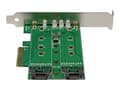 Miniatyrbild 2 av 3: 3-portars M.2 NGFF SSD-adapter - STARTECH - PCIe 3.0 - SATA III och NVMe