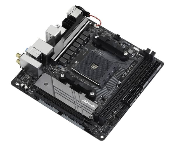 Asrock A520M-ITX/ac Sokkel AM4 micro ATC