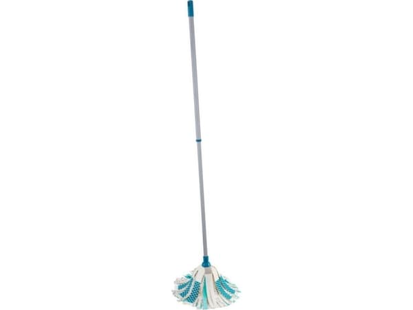 Leifheit 52105, Laminat, Klinkers, Trä, Våt, Fiber, Blå, Stål, 137 mm