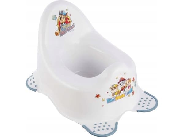 keeeper barn potta "adam Paw Patrol", vit / blå med tryck, med gummerade fötter, material: PP, - 1 st (1867010029300)