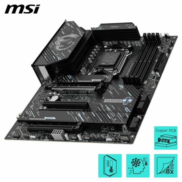 Motherboard MSI X870E GAMING PLUS WIFI AMD AM5 AMD AMD X870E