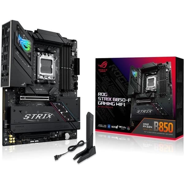 Moderkort - ASUS - ROG STRIX B850-F GAMING WIFI - AMD B850 - AM5-plats ATX