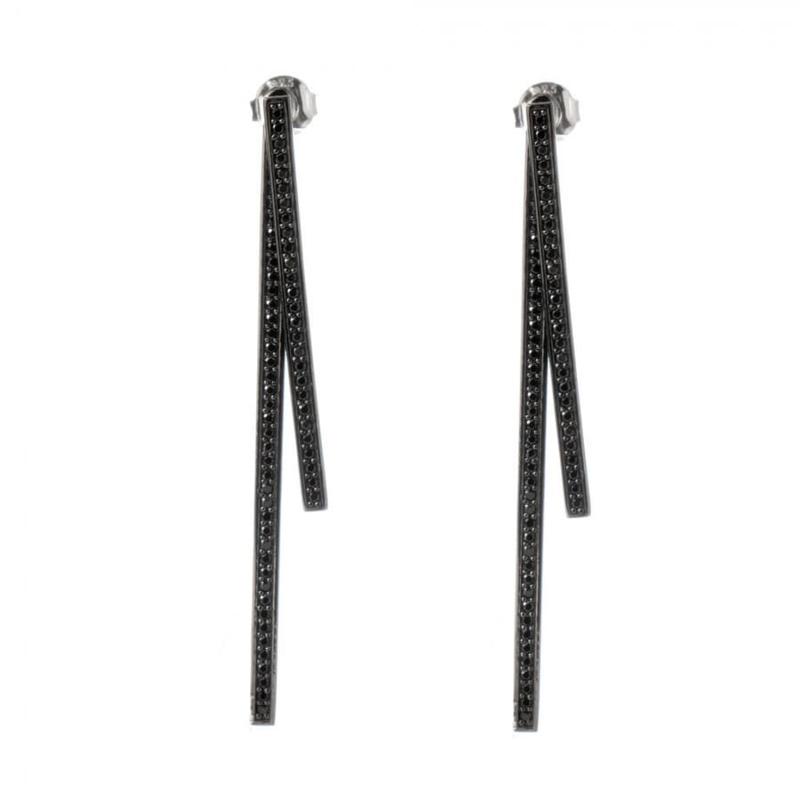 Dam örhängen Sif Jakobs E1035-BK-BK (5 cm)