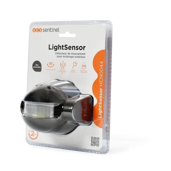 SCS SENTINEL LightSensor rörelsedetektor svart