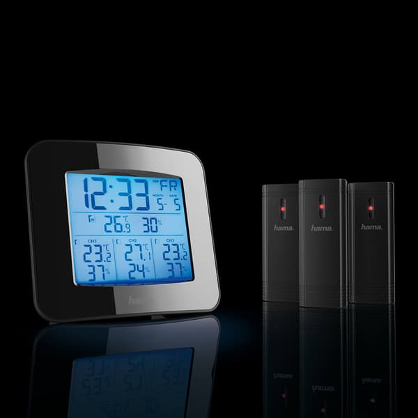 Vejrstation EWS-Trio 3x Sensor Sort