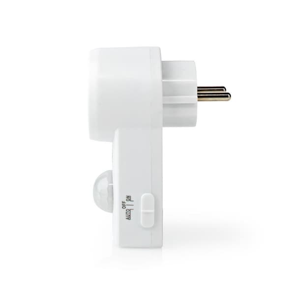 Nedis Liiketunnistin | Sisäkäyttöinen | Type F (CEE 7/7) | Tyyppi F (CEE 7/7) | 120 ° | 5 - 300 W | 300 W | 1200 W | 3 - 2000 Lux | Anturitekniikka: P