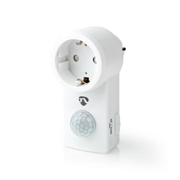 Nedis Liiketunnistin | Sisäkäyttöinen | Type F (CEE 7/7) | Tyyppi F (CEE 7/7) | 120 ° | 5 - 300 W | 300 W | 1200 W | 3 - 2000 Lux | Anturitekniikka: P