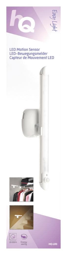 HQ LR3 LED-rörrörelsesensor 3 ljuslägen
