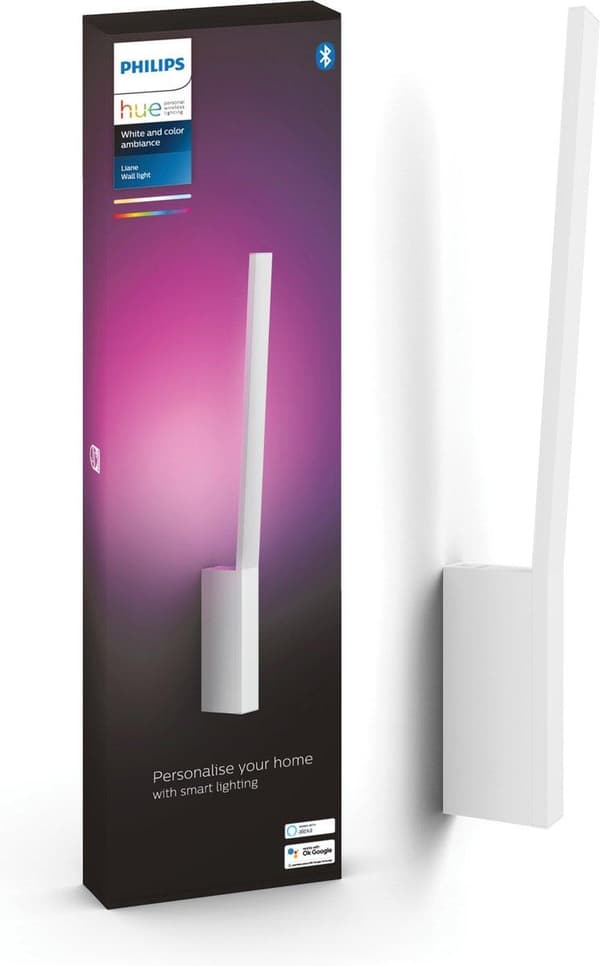 Philips Hue White & Color Ambiance Liane vägglampa vit 900lm (34344300)