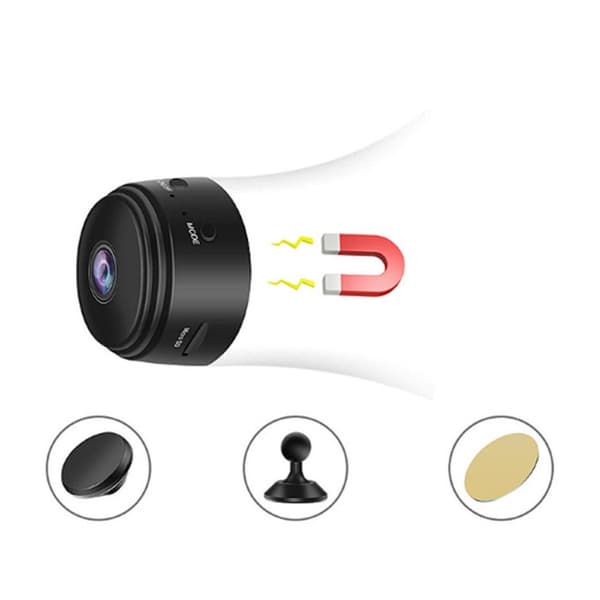 Spy Cam: Mini Overvågningskamera med WIFI og Bevægelsesdetektor (A9)