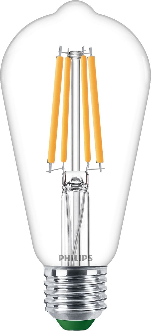 Signify Philips Classic LED A-Label lampe 60W E27 klar varm hvid Edison [Energiklasse A] (929003642401)