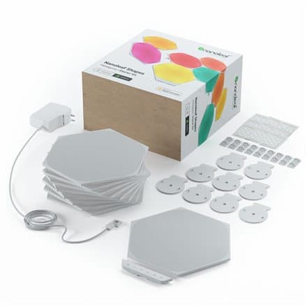 Nanoleaf | Shapes Hexagons Starter Kit (9 panels) | 16M+ Valkoinen