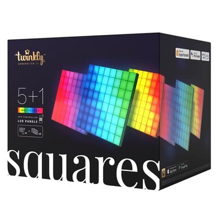 SMART BLOCKS TWINKLY SQUARES COMBO PACK 6 BLOCKS (1 MASTER + 5 EXTENSION) X 64 PIXELS RGB