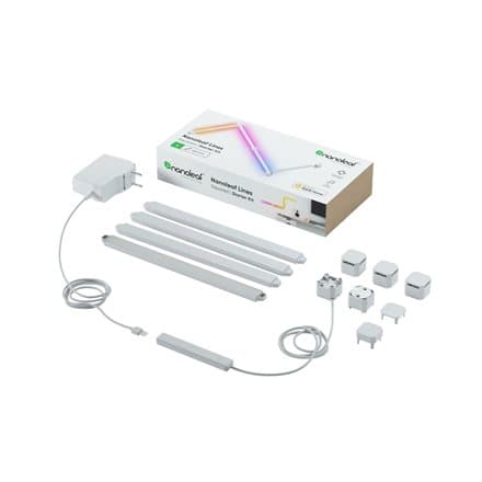 Nanoleaf Lines Squared Starter Kit (4 panels) | Nanoleaf | Lines Squared Starter Kit (4 panels) | W