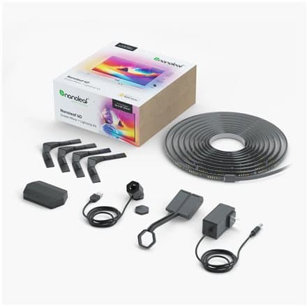 Nanoleaf 4D TV Screen Mirror + Light Strips Kit (for TV & Monitor up to 85'') | Nanoleaf | Nanoleaf 4D TV Screen Mirror + Light Strips Kit (for TV & M