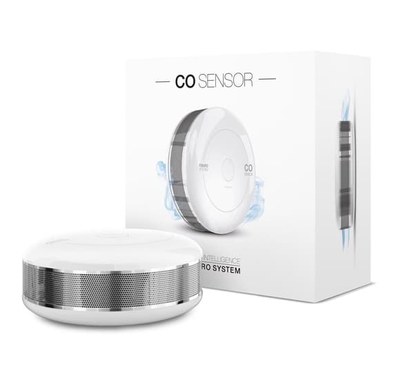 Fibaro FGCD-001 gasdetektor Kolmonoxid (CO) Silver, Vit