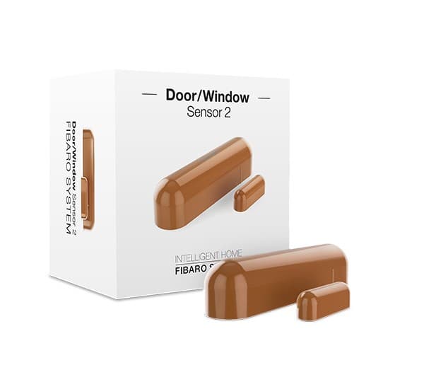 Fibaro FGDW-002-5 ZW5 dør/vindue sensor Trådløs Brun